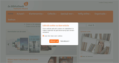 Desktop Screenshot of bibliotheekhoekschewaard.nl